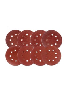 Generic 100-Piece Hook Loop Sanding Discs Pad Kit Brown  - Image 3