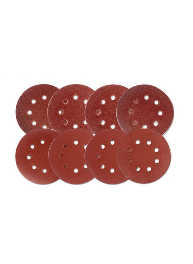 Generic - 100-Piece Hook Loop Sanding Discs Pad Kit Brown - Image 1