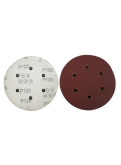 Generic 100-Piece Hook Loop Sanding Discs Pad Kit Brown  - Image 1