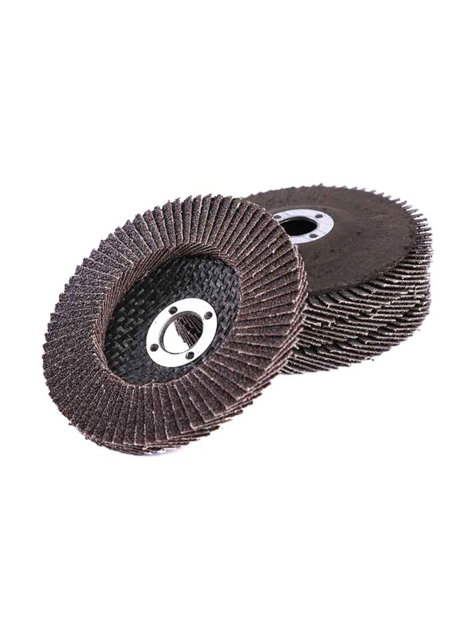 10-Piece Grinding Wheels Flap Discs Brown  - Image 3