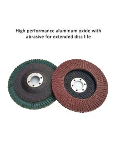 Generic 10-Piece Grinding Wheels Flap Discs Brown  - Image 3