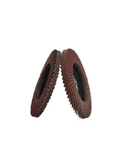 Generic 10-Piece Grinding Wheels Flap Discs Brown  - Image 2