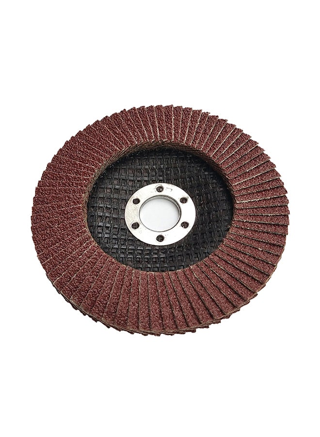 10-Piece Grinding Wheels Flap Discs Brown Brown - Image 1