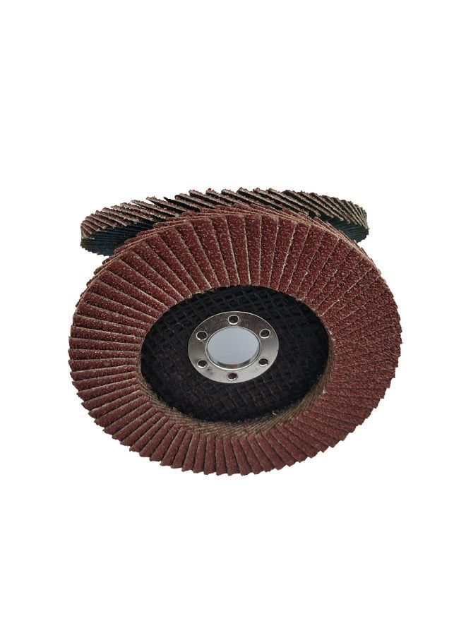10-Piece Grinding Wheels Flap Discs Brown Brown - Image 3