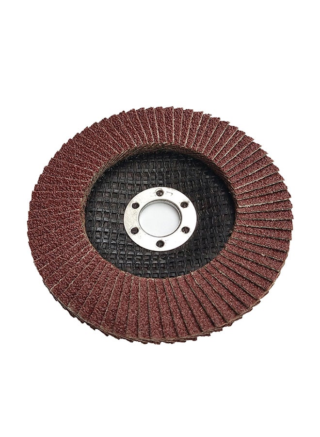 10-Piece Grinding Wheels Flap Discs Brown 