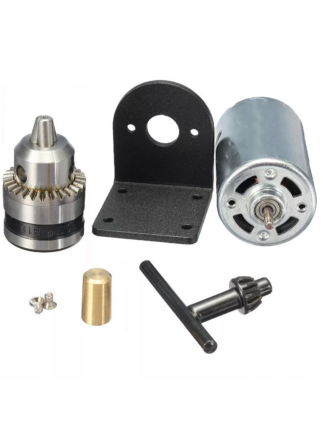 Lathe Press 555 Motor With Tool Set Silver