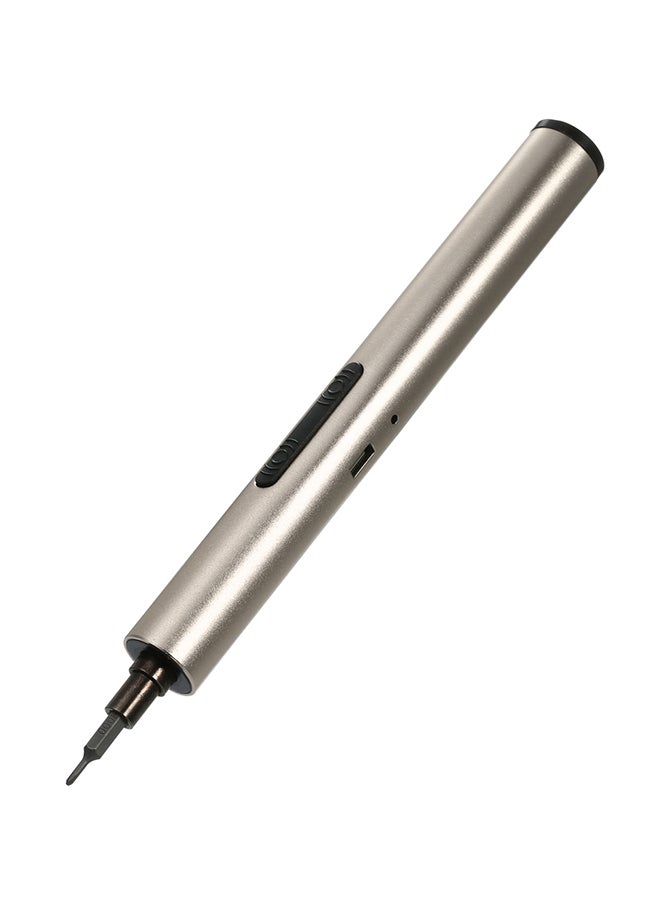 Generic Mini Electric Cordless Precision Screwdriver Gold  - Image 1