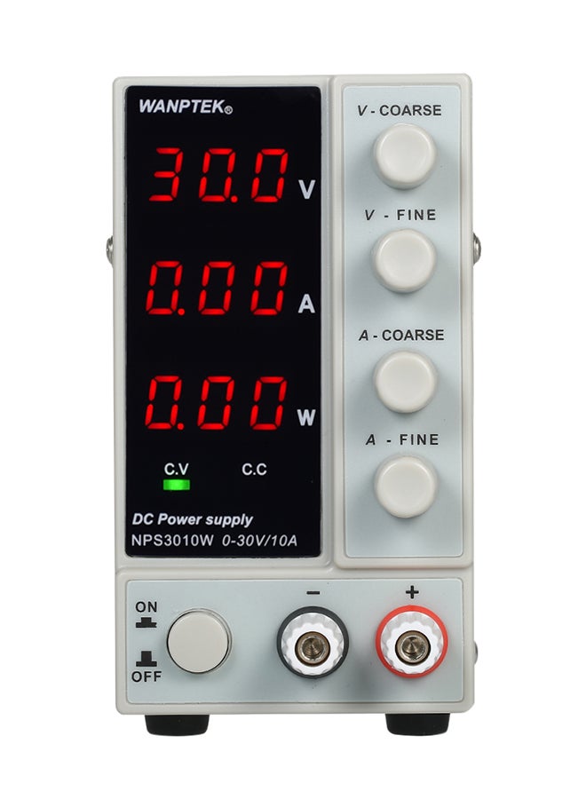 wanptek - 4-Piece Adjustable Mini DC Power Supply Unit Set White - Image 1
