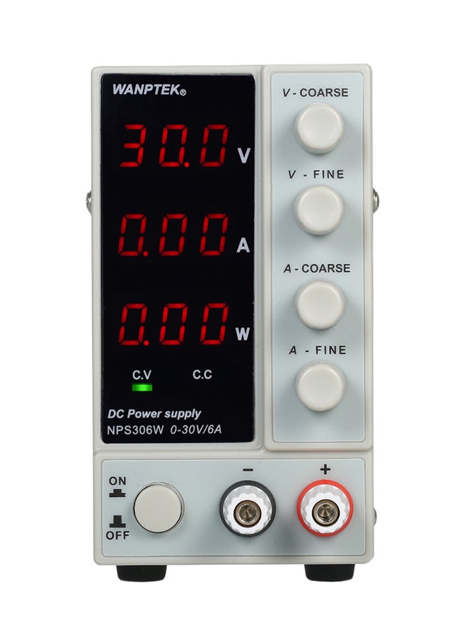 wanptek - 3 Digits Display LED DC Power Supply White - Image 1