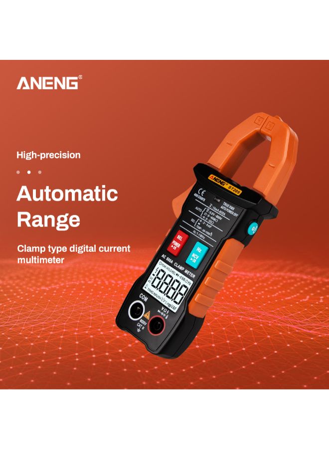 ANENG Automatic RMS Digital AC/DC Voltage Tester-ST205 Orange 0.328kg  - Image 2