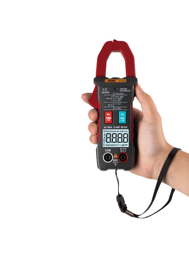 ANENG Automatic RMS Digital AC/DC Voltage Tester-ST204 Red 0.31kg  - Image 4