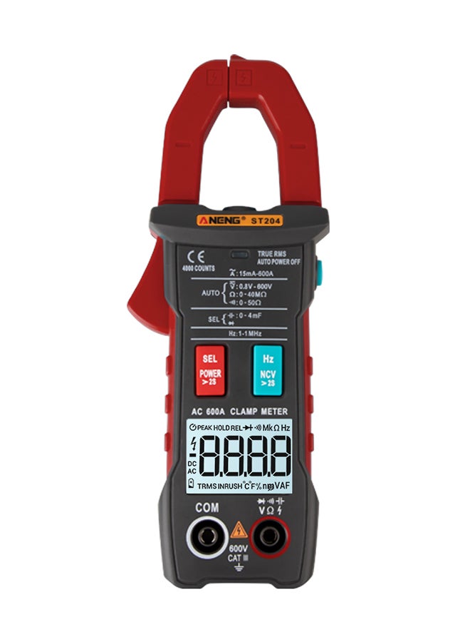 ANENG Automatic RMS Digital AC/DC Voltage Tester-ST204 Red 0.31kg  - Image 1