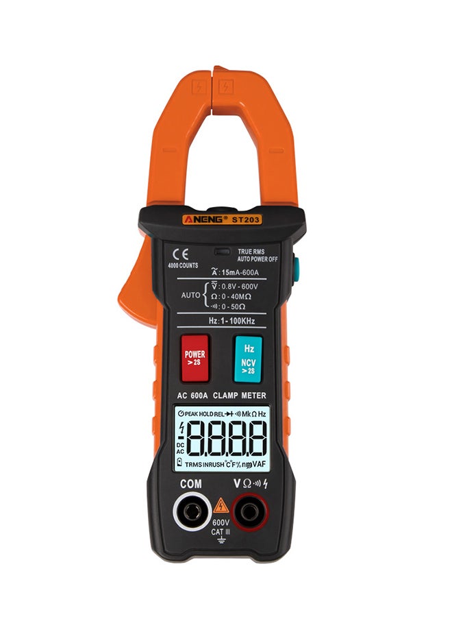 ANENG Automatic RMS Digital AC/DC Voltage Tester-ST203 Orange 0.31kg  - Image 1