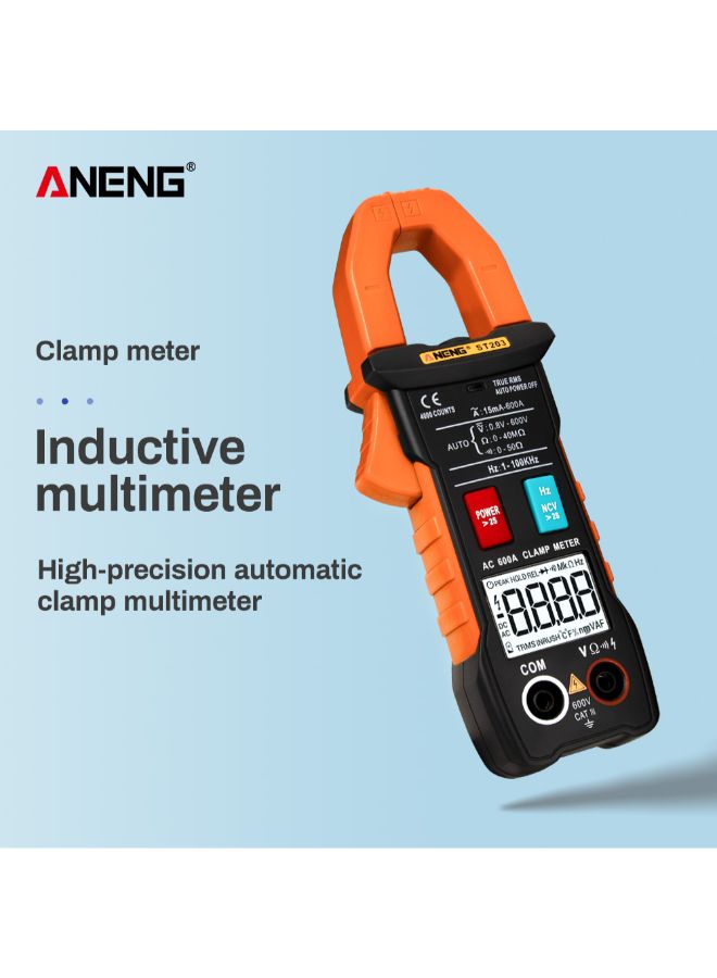 ANENG Automatic RMS Digital AC/DC Voltage Tester-ST203 Orange 0.31kg  - Image 3