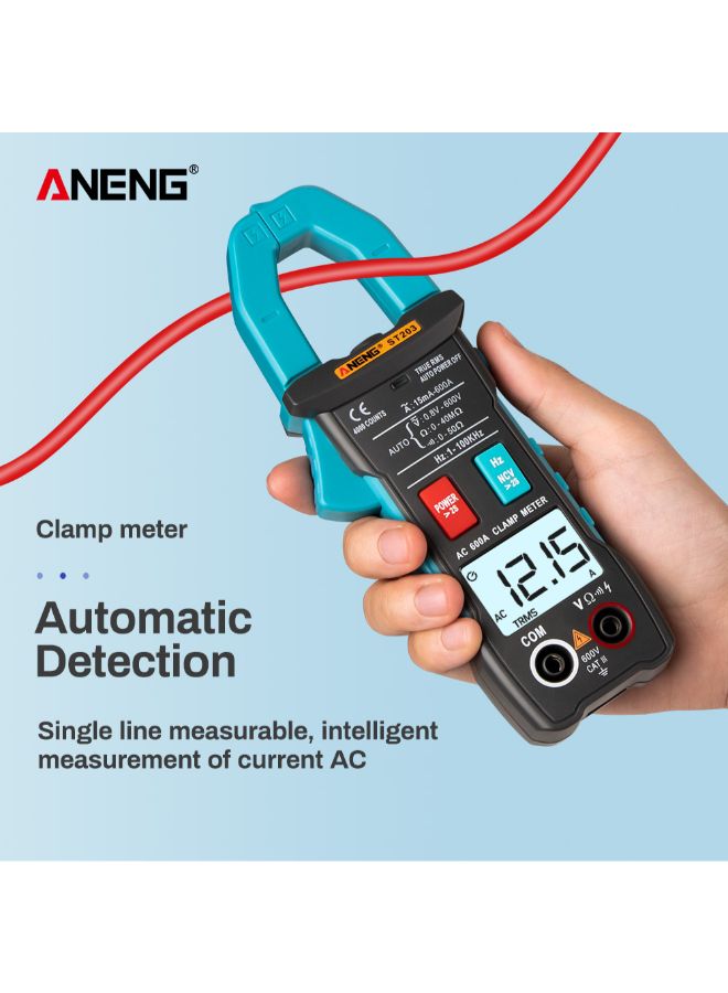 ANENG Automatic RMS Digital AC/DC Voltage Tester-ST203 Blue 0.31kg  - Image 3