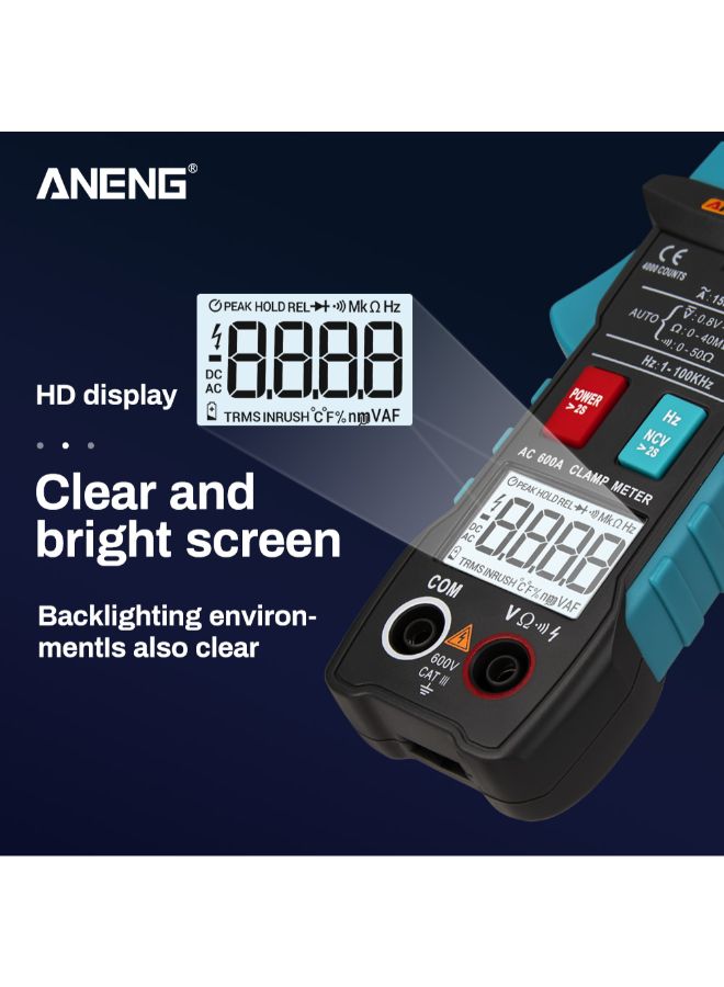 ANENG Automatic RMS Digital AC/DC Voltage Tester-ST203 Blue 0.31kg  - Image 2