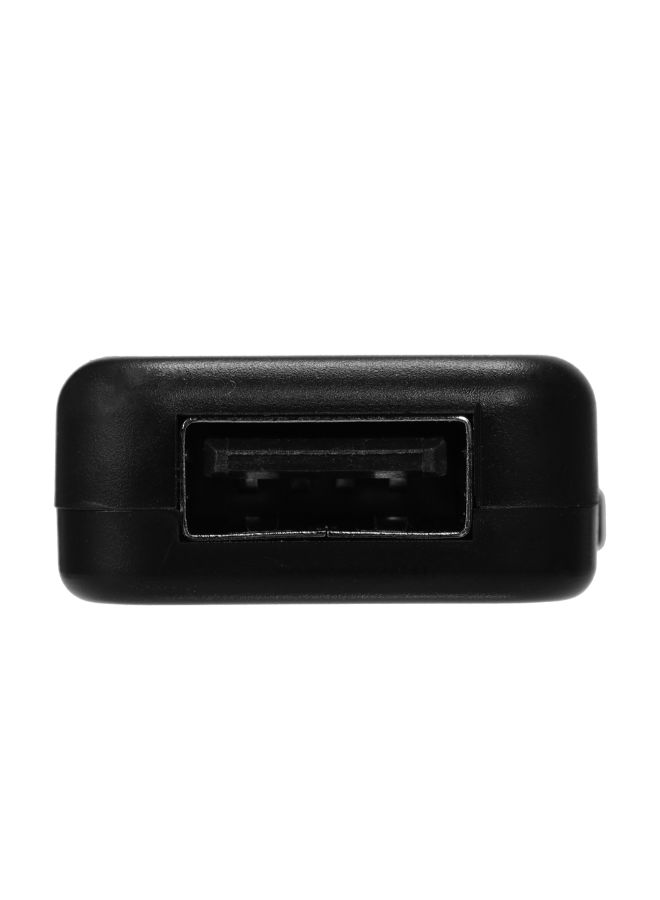 مقياس أميتر رقمي مزود بشاشة LCD ومنفذ USB أسود  - Image 3