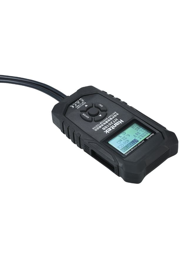 هانتك جهاز اختبار رقمي بشاشة LCD لتشخيص بطارية السيارة أسود 0.635كيلوجرام - Image 2