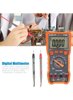 RICHMETERS Multi-Function Handheld AC/DC Voltage Tester - 118C Black/Orange  - Image 2