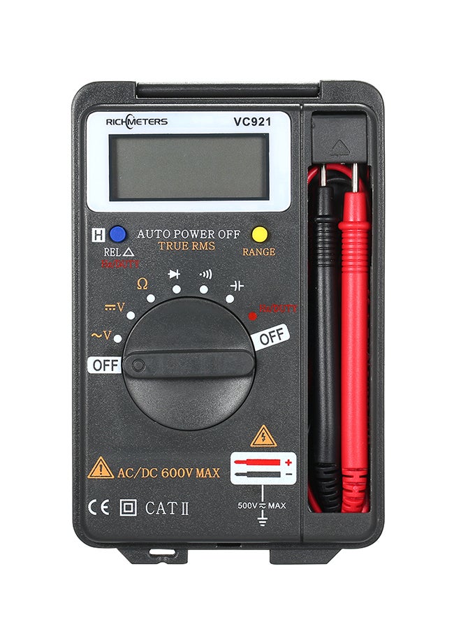 RICHMETERS Multi-Function Handheld AC/DC Voltage Tester-Probe VC921 Black 125 x 80 x 19.5mm  - Image 1