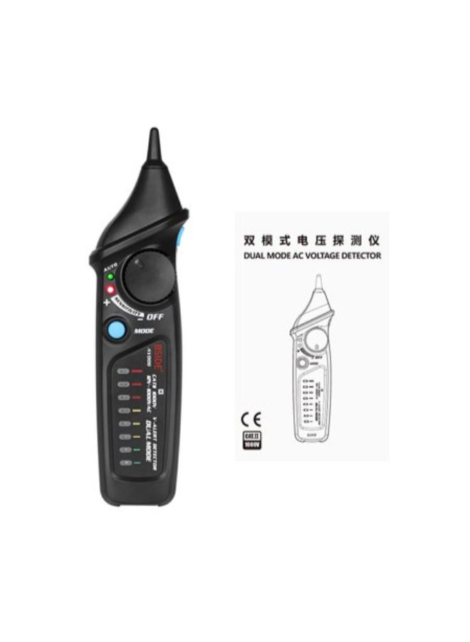 BSIDE Pen Shaped Non-Contact AC Voltage Tester Black 175 x 46 x 36mm  - Image 4