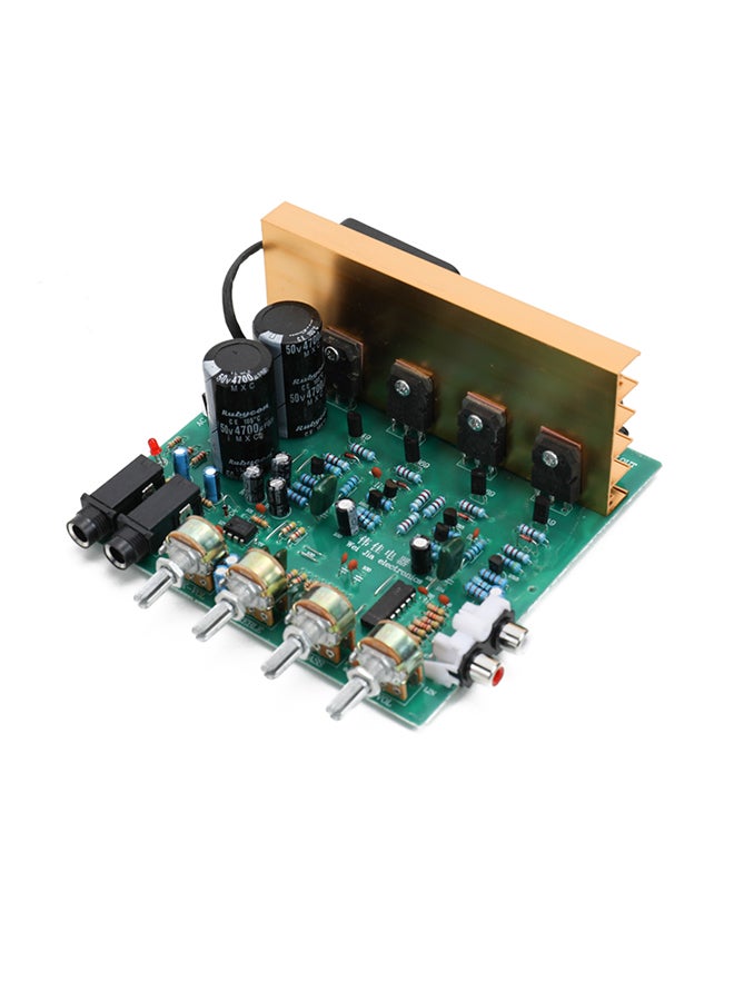 Power Audio Amplifier Board DX-2.1 Green/Gold  - Image 1