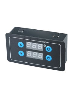 Adjustable Double Display Timer Relay Module E122-1 Black/Grey