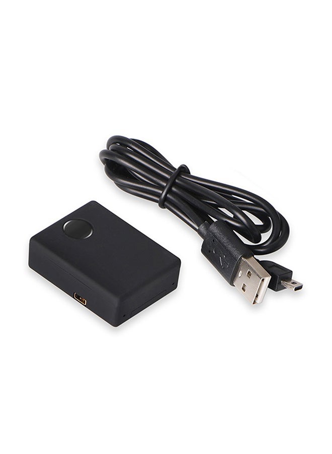 Automatic Listening Mini Alarm Voice System Black 0.028kg