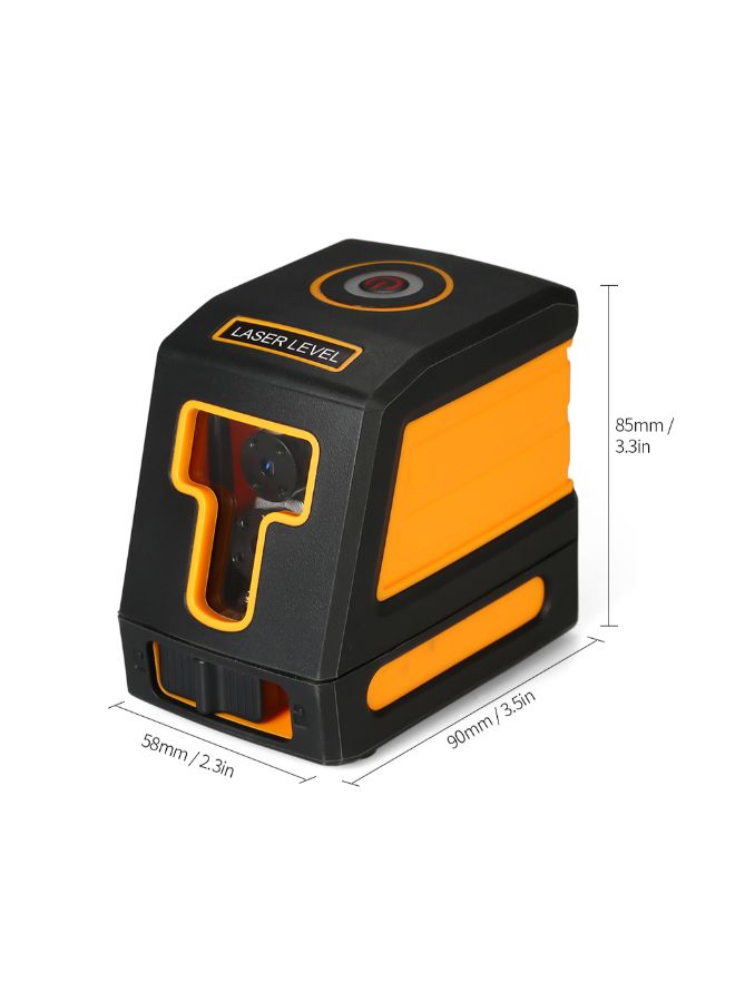 Generic 2-Line Self Leveling  Laser Level Kit With Vertical Beam Spread Orange/Black 0.379kg  - Image 3