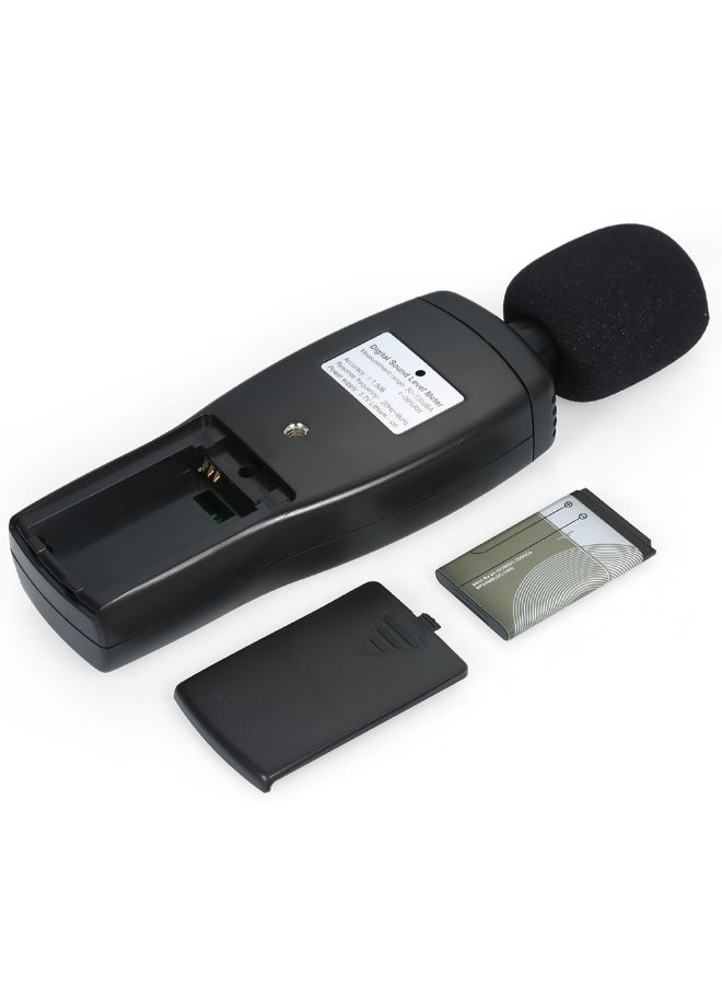 سمارت سنسور جهاز قياس مستوى الصوت الرقمي مع خاصية تسجيل البيانات ووصلة USB أسود /برتقالي. 0.74كيلوجرام  - Image 4