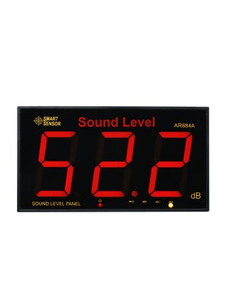 مقياس لمستوى الصوت مع شاشة LCD يثبت على الحائط أسود 0.701كيلوجرام - v1565089554/N28683971A_1