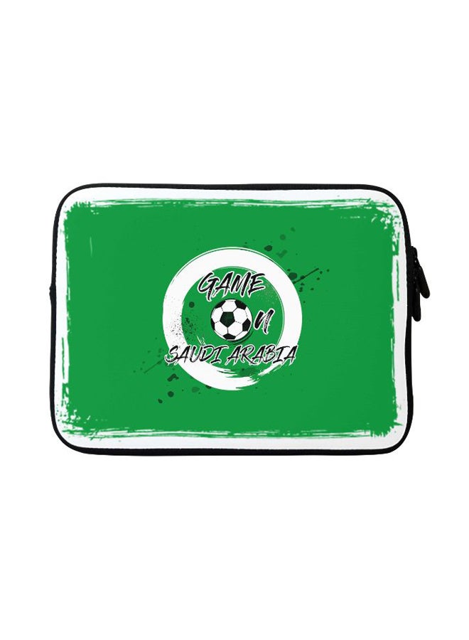 Stylizedd Game On Saudi Arabia Designer Sleeve With Strap For Apple MacBook Multicolour - Image 1