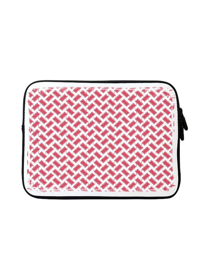 Stylizedd Shemag Designer Sleeve With Strap For Apple MacBook Red/White - Image 1