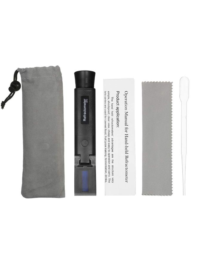 Handheld ATC Seawater Salinity Refractometer Black 155 x 28 xmm  - Image 4