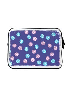 Bubbly Flakes Designer Sleeve With Strap For Apple MacBook Multicolour