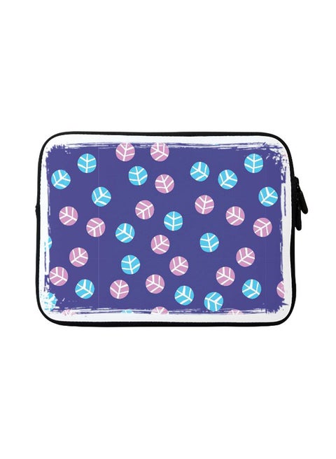 Bubbly Flakes Designer Sleeve With Strap For Apple MacBook Multicolour