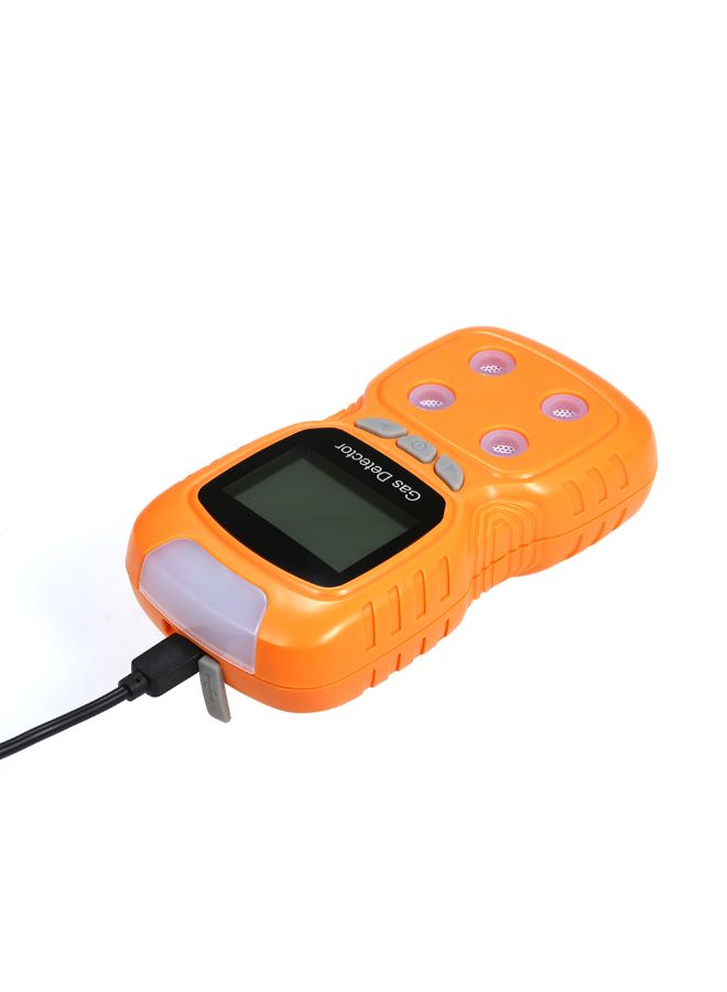 4-In-1 Digital LCD Display Handheld Toxic Gas Detector Orange 23.00 x 20.50 x 10.50centimeter - Image 2