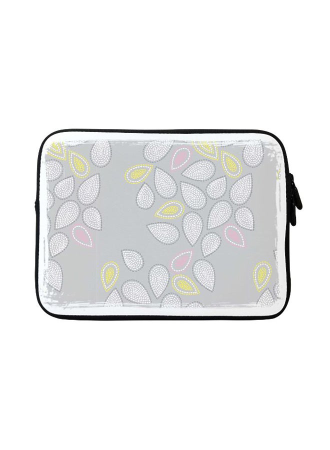 ستايلايزد حافظة بتصميم أوراق على شكل غرز الدموع مزودة بحزام لجهاز أبل ماك بوك متعدد الألوان - Image 1