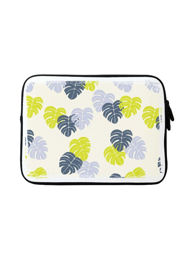 Stylizedd Island Leaves Designer Sleeve With Strap For Apple MacBook Multicolour - Image 1