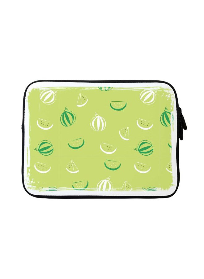 Stylizedd Watermelon Bits Designer Sleeve With Strap For Apple MacBook Green - Image 1