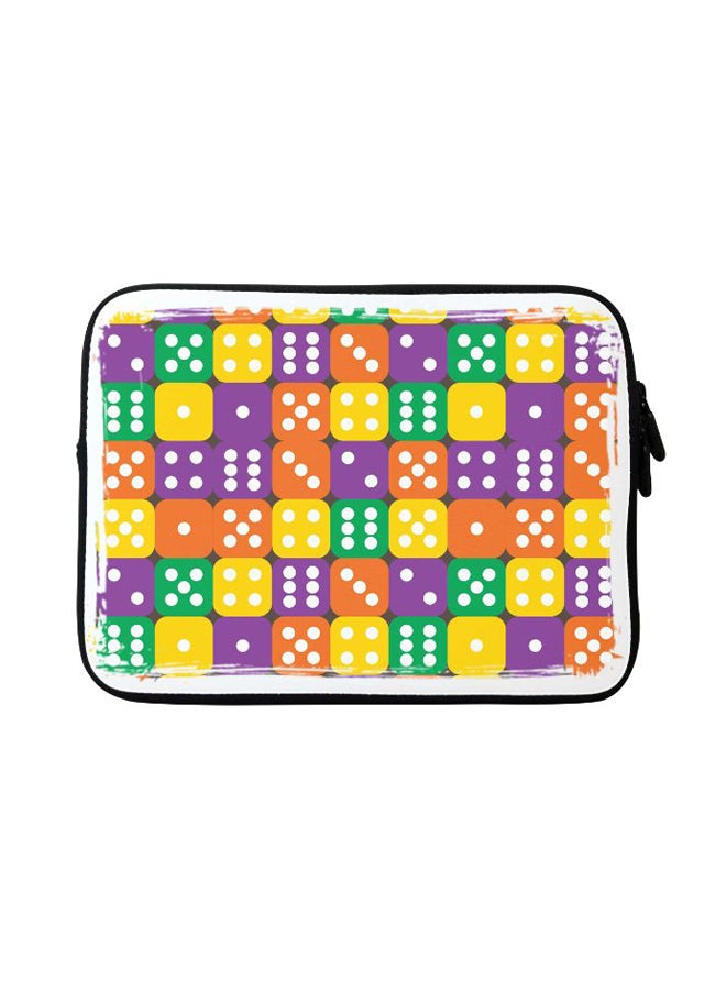 Stylizedd Dice Roll Designer Sleeve With Strap For Apple MacBook Multicolour - Image 1