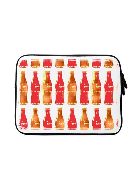 Retro Cola Designer Sleeve With Strap For Apple MacBook Multicolour