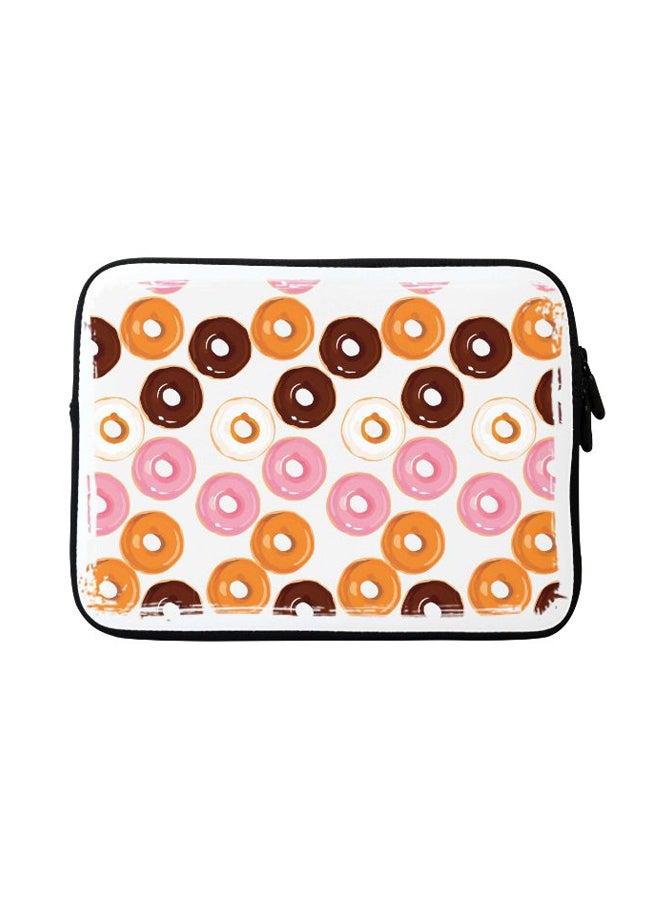 Stylizedd Donut Drops Designer Sleeve With Strap For Apple MacBook Multicolour - Image 1