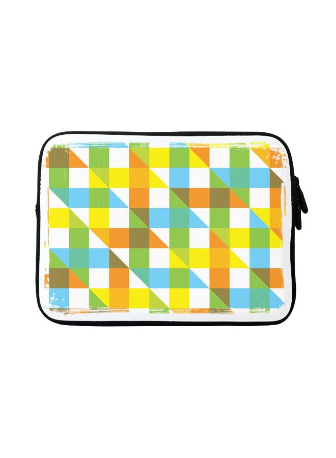 Stylizedd Summer Flannel Designer Sleeve With Strap For Apple MacBook Multicolour - Image 1