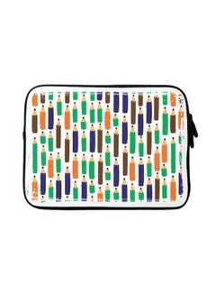Pencil Race Designer Sleeve With Strap For Apple MacBook Multicolour