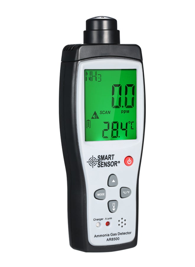 SMART SENSOR Digital Portable Automotive Ammonia Gas Tester Monitor Black/White 0.735kg  - Image 1