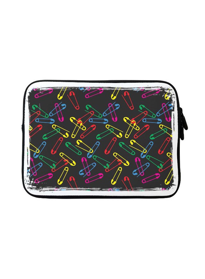 ستايلايزد حافظة بتصميم نقشة دبابيس آمنة مزودة بحزام لجهاز أبل ماك بوك متعدد الألوان - Image 1