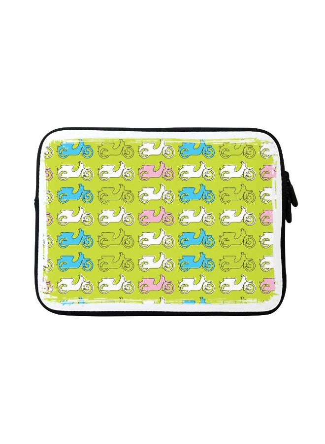Stylizedd Asian Scooter Designer Sleeve With Strap For Apple MacBook Multicolour - Image 1