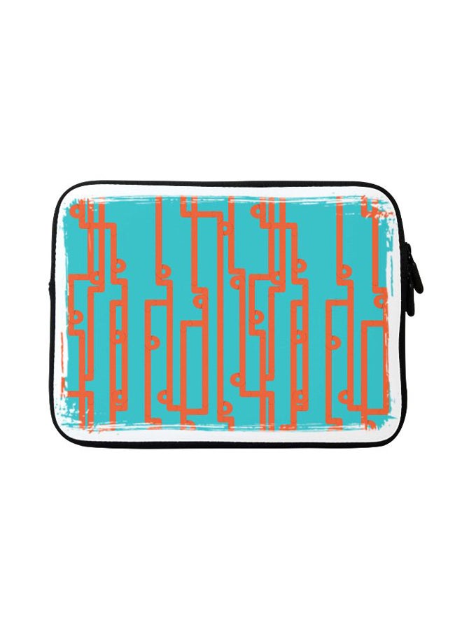 Stylizedd Pipe Puzzle Designer Sleeve With Strap For Apple MacBook Green - Image 1