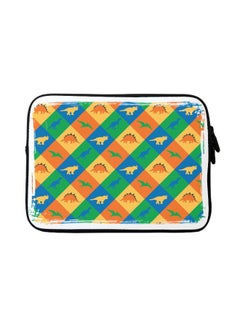 Dino Checker Designer Sleeve With Strap For Apple MacBook Multicolour